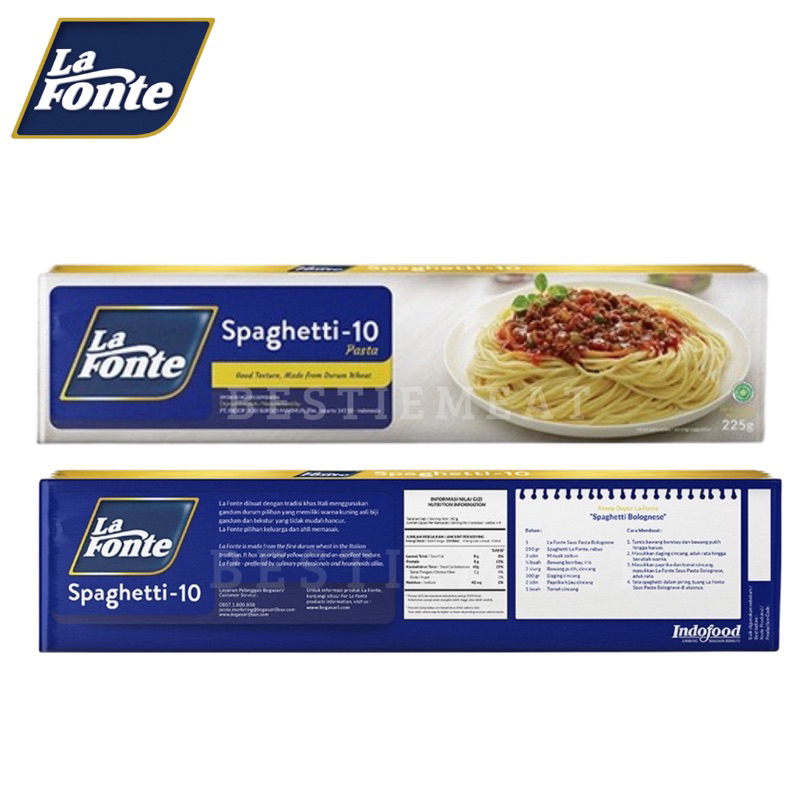 Jual La Fonte Spaghetti-10 225g | Shopee Indonesia