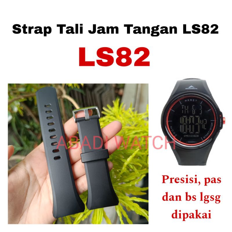 Jual Rubber Tali Strap jam Eige*r Ls82 iyw82 iyw0082 ls82 ls82 ls