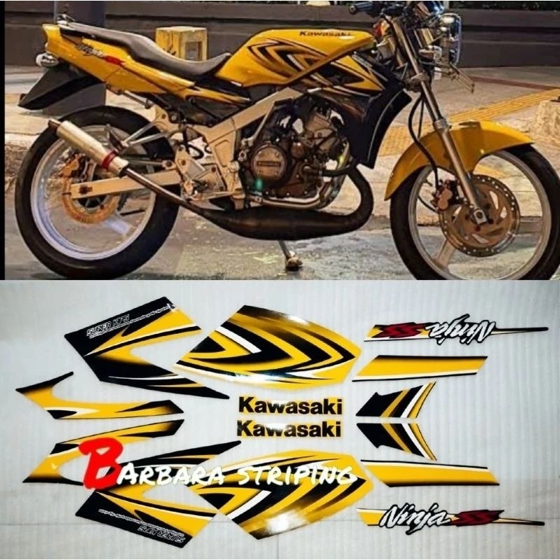 Jual Striping Ninja SS tahun 2011-2012 kuning (good quality) Metalik ...