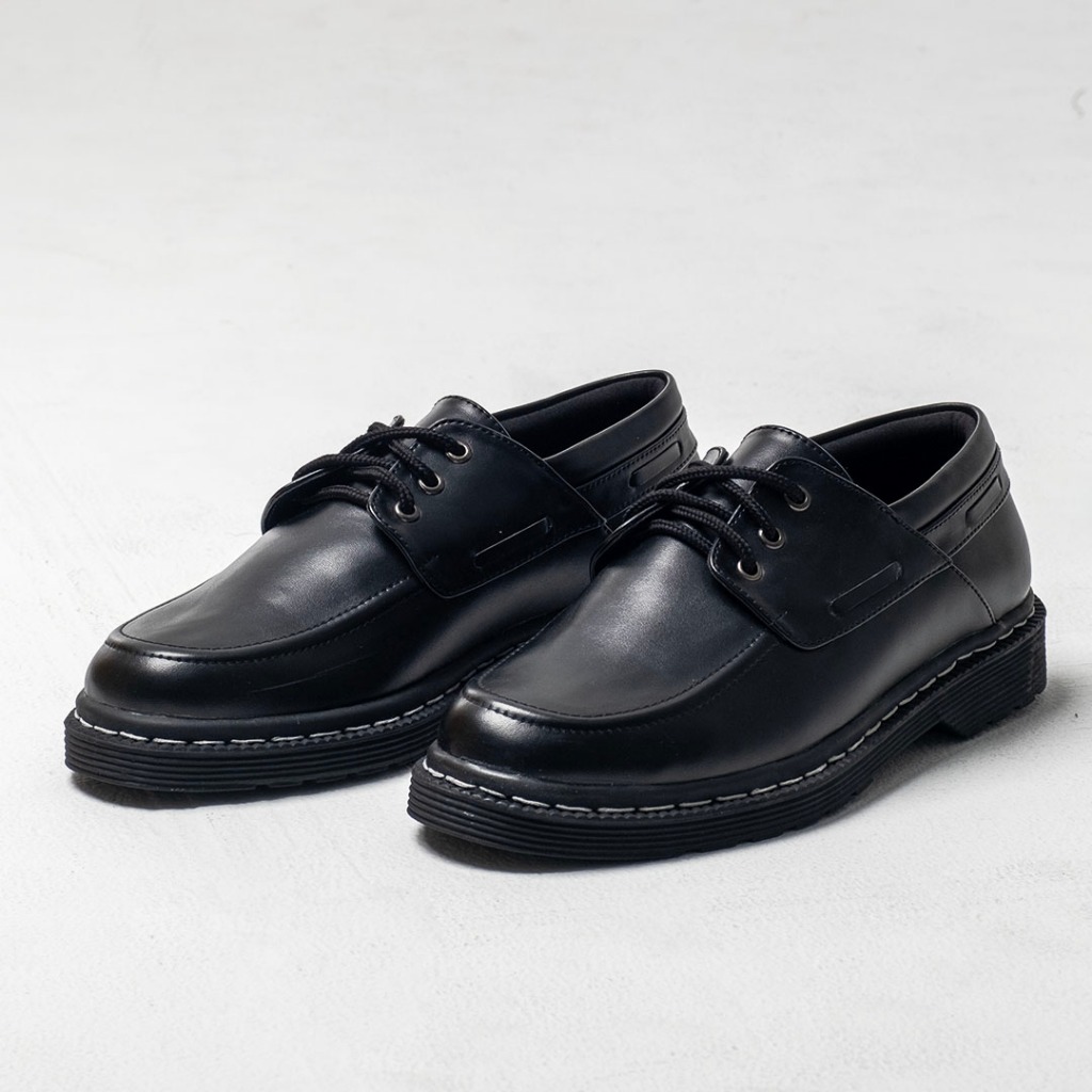 Jual Oslan Black - Sepatu Docmart Kulit Casual Formal - MNDY Official ...
