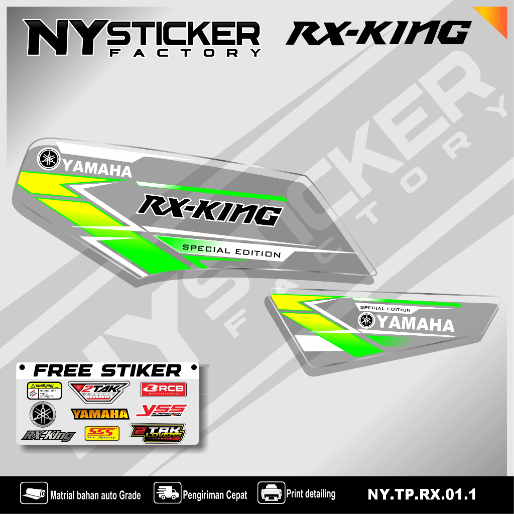Jual Stiker Transparan RX KING Sitiker Striping decal Variasi YAMAHA RX ...