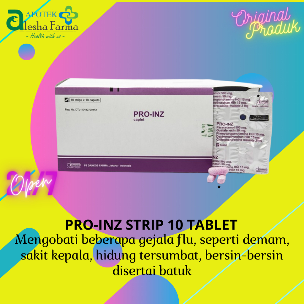 Jual Pro-Inz Strip 10 Tablet | Pro Inz | Pro Inz Obat Flu dan batuk ...