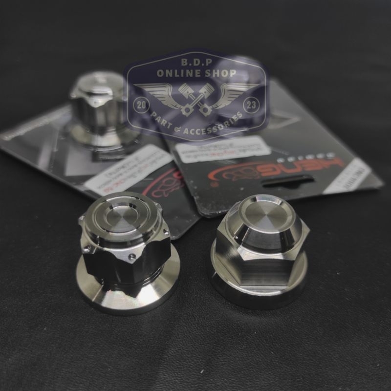 Jual mur as roda belakang PCX VARIO NMAX XMAX AEROX probolt stainless ...