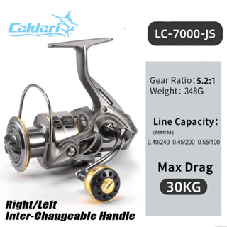 5.2:1 Ratio Spinning Reel Set Mesin Pancing Murah High Speed