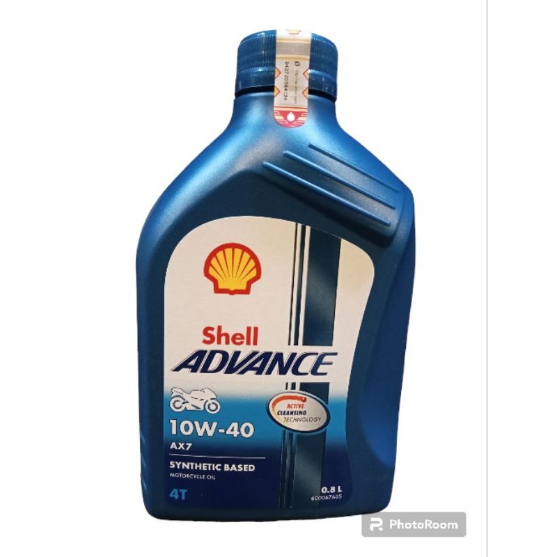 Jual Oli Mesin Shell Advance Ax T Ml Sae W Synthetic Based Asli Shopee Indonesia