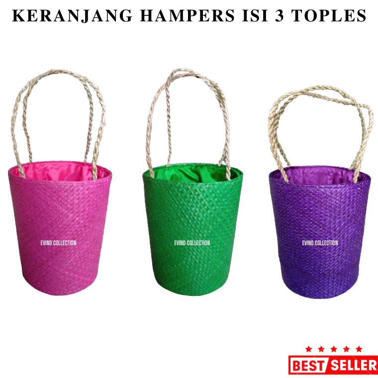 Jual Art C S Keranjang Parsel Anyaman Pandan Isi Toples Tas Hampers