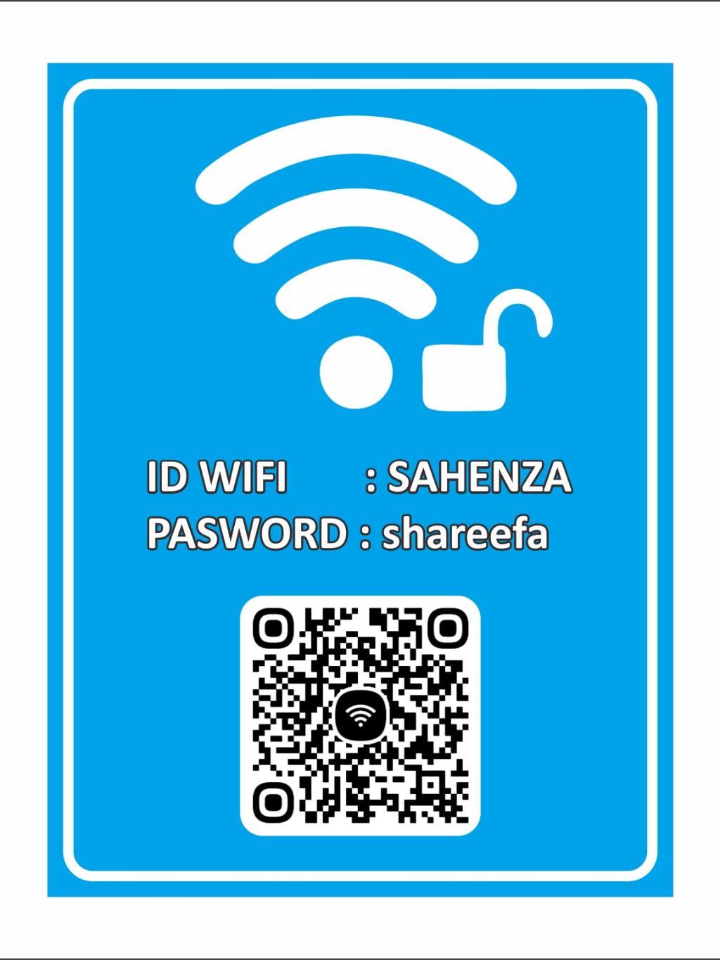 Jual STIKER FREE WIFI / HOTSPOT BISA INPUT USERNAME DAN PASSWORD ...