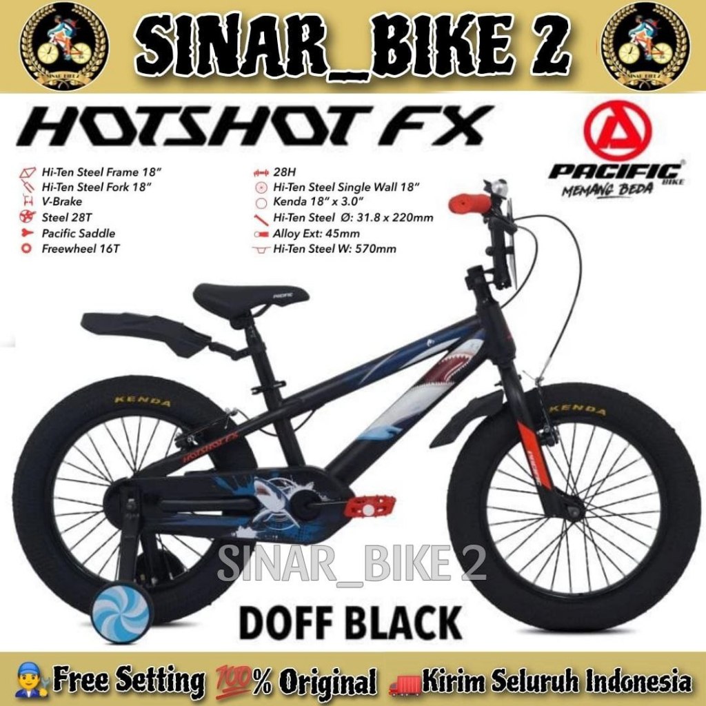 Jual Sepeda Anak Bmx Pacific Hotshot FX 3.0 // HOTSHOT FX NEW 12,16 ...