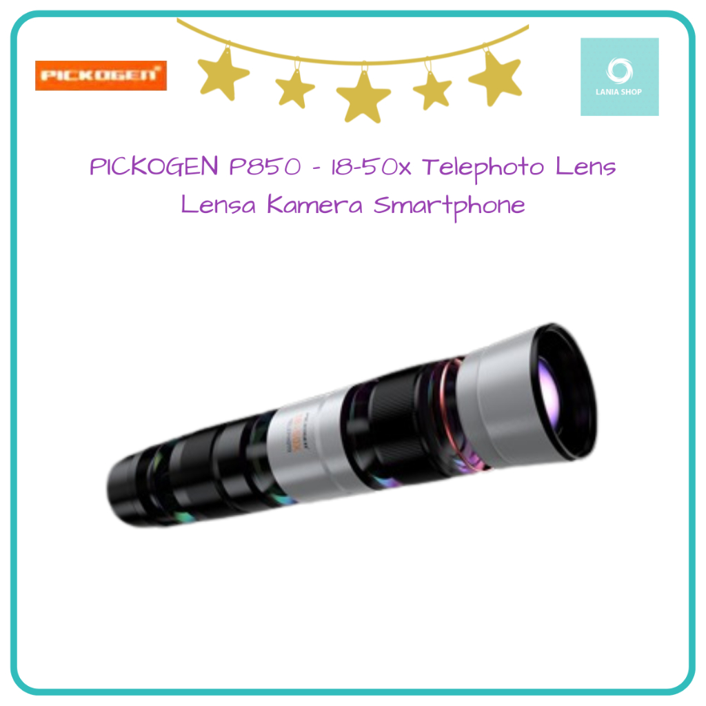 Jual PICKOGEN P850 - 18-50x Telephoto Lens - Lensa Kamera Smartphone ...