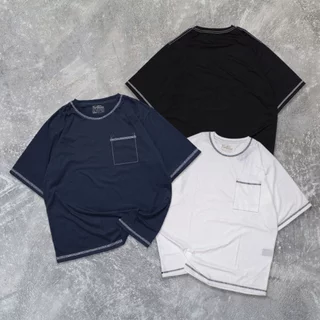 FortKlass Kaos Oversize 24S RANTAI T-Shirt Cowok Premium Kaos Pria Lengan Pendek Jumbo