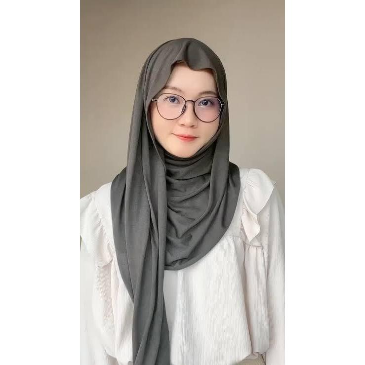 Jual pashmina kaos jersey premium/hijab jersy premium/jilbab pashmina