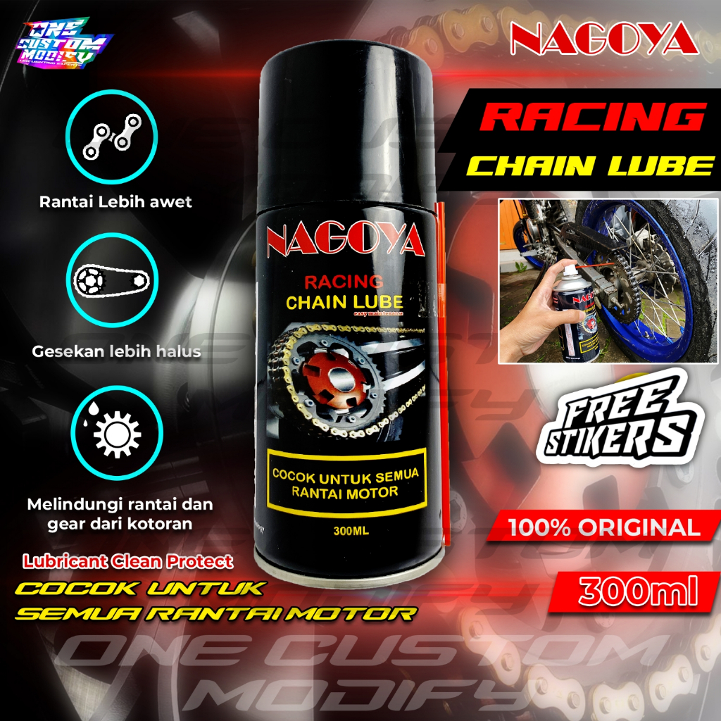Jual Nagoya Racing Chain Lube Oli Pelumas Rantai Gear Motor Aerosol 300 ...