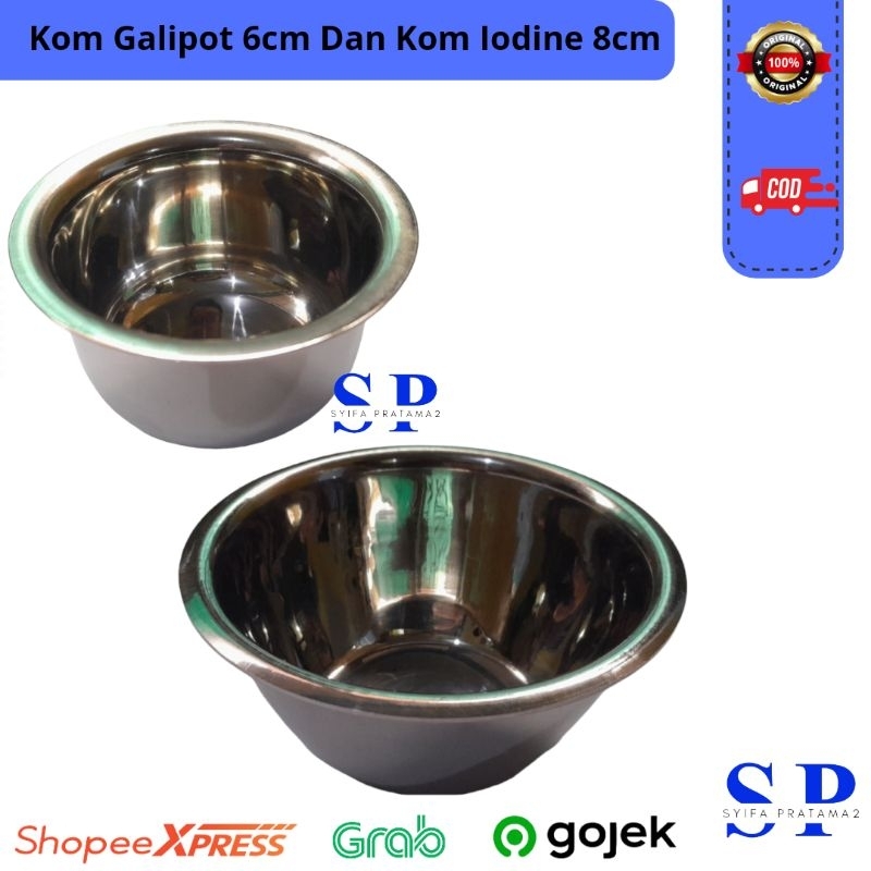 Jual Kom Iodine Cm Cm Cm Kom Iodin Galipot Stainless Cup