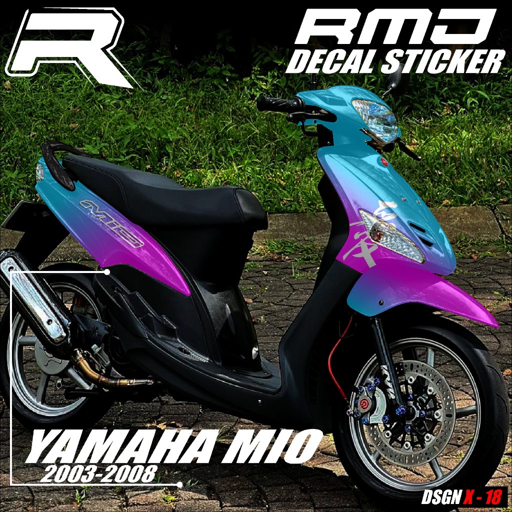 Jual (COD) Decal Sticker Yamaha Mio Sporty Mio Smile - Stiker Mio ...
