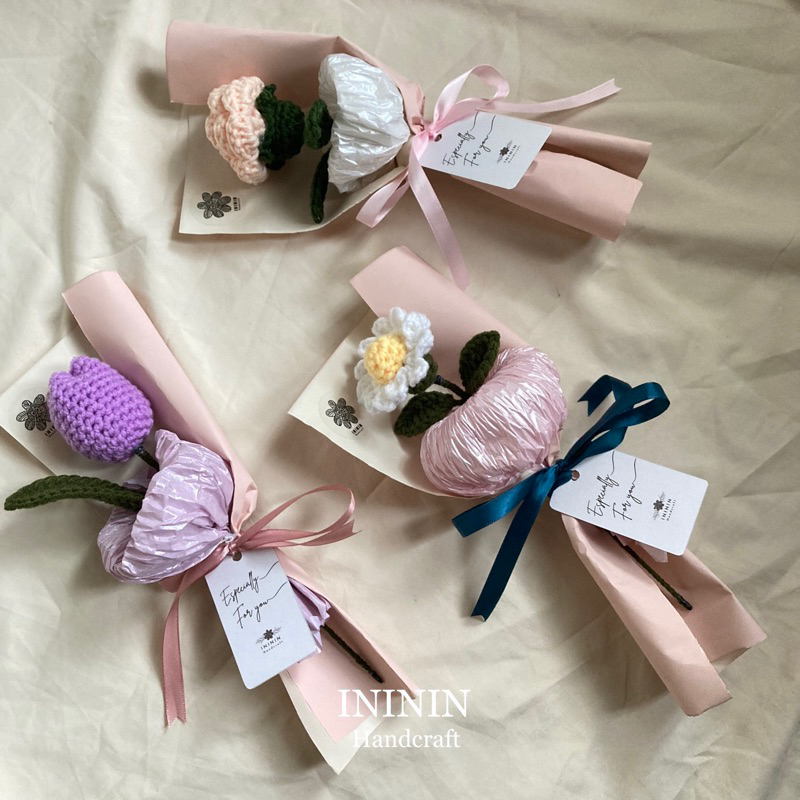 Jual Crochet Flower | Buket Bunga Rajut Mini (Mulai 12 ribuan) | Shopee ...