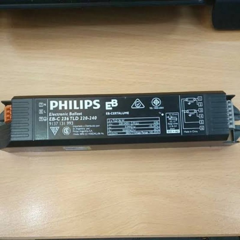 Jual Philips Ballast / Trafo TL 2X36 Watt TLD 220-240V / Ballast ...