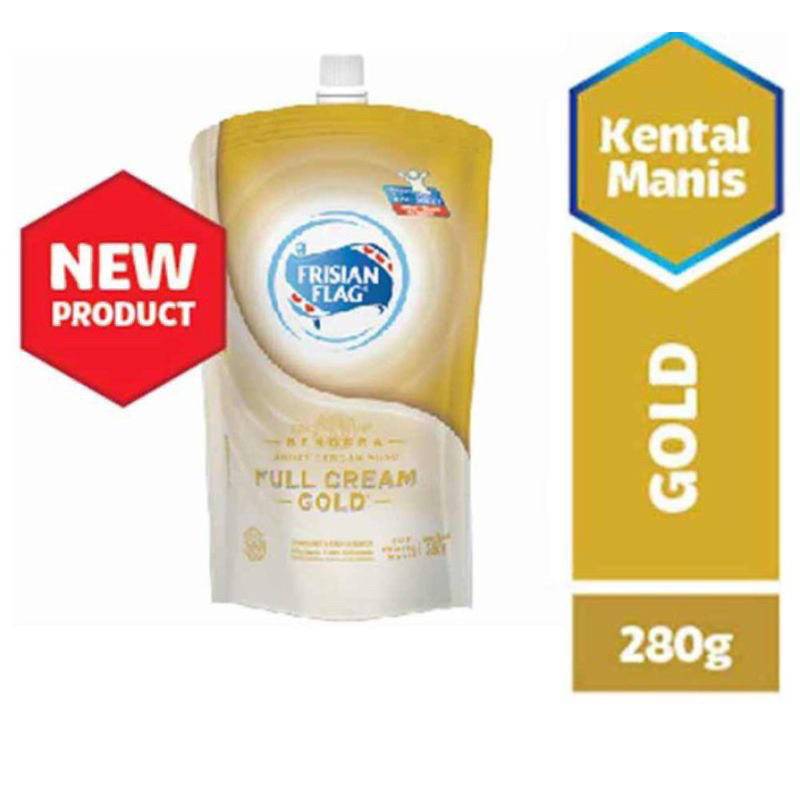 Jual FRISIAN FLAG SKM Bendera Kental Manis Full Cream Gold Pouch 280 g ...