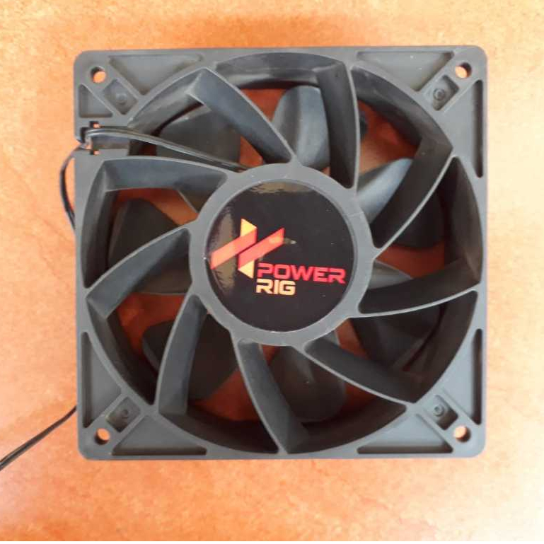 Jual Kipas Merk POWER RIG ukuran P=12cm x L=12cm x T=3,7cm 12 volt / 0 ...