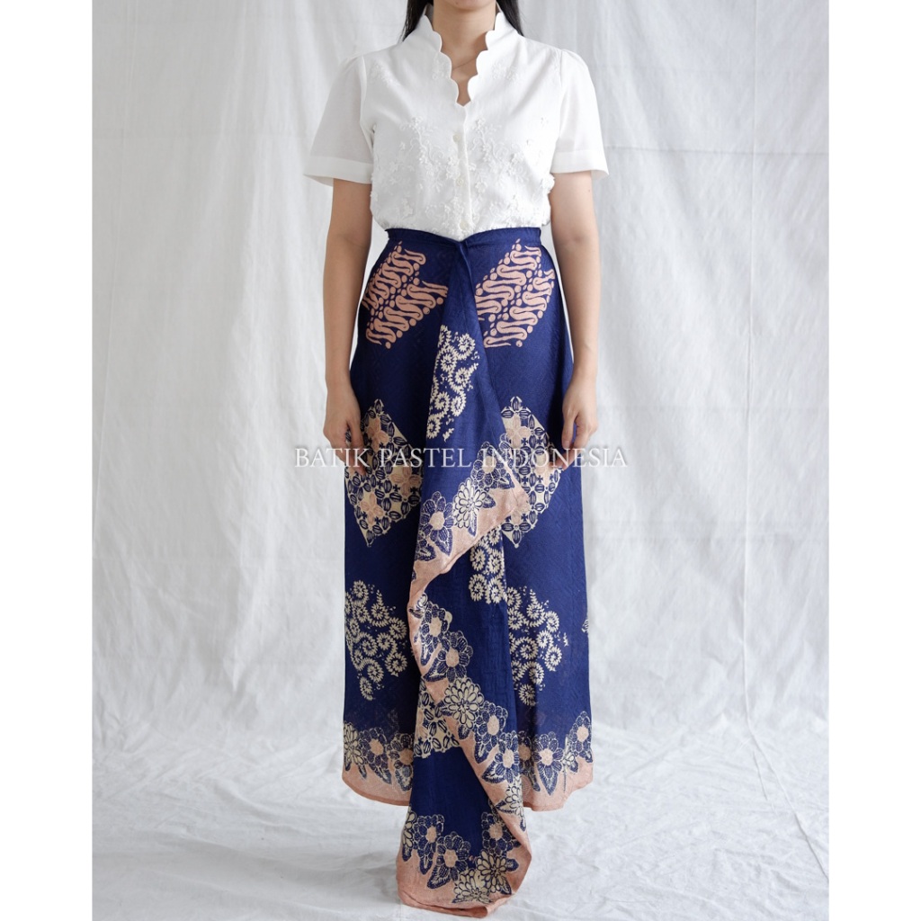 Jual Soraya Skirt - Model berkain Ikat Rok Batik Pastel | Shopee Indonesia