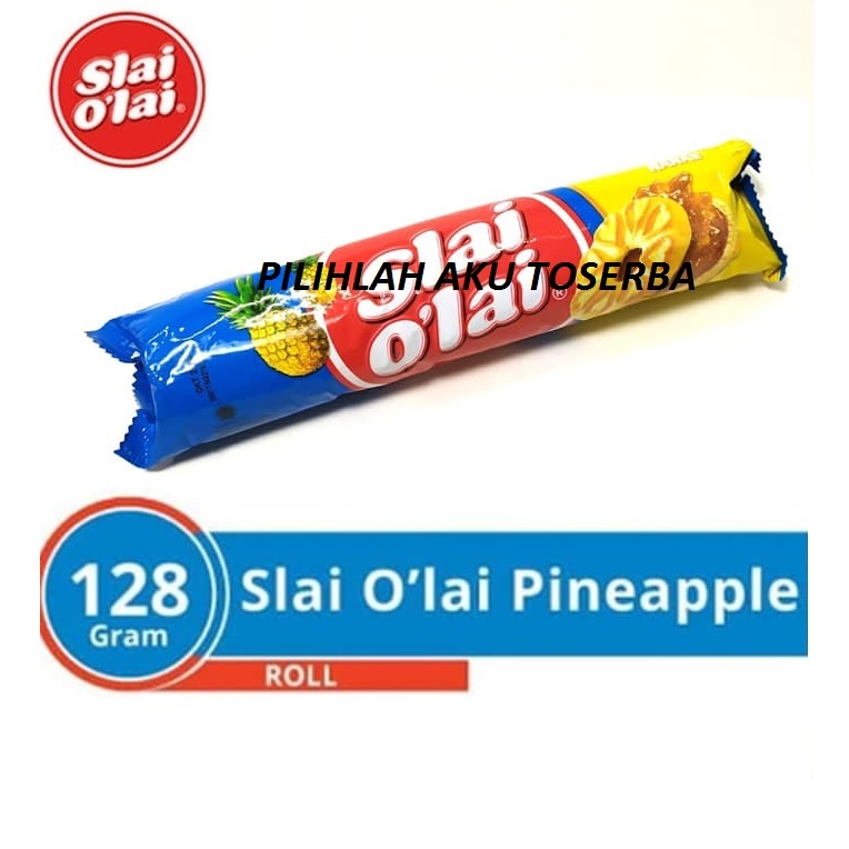 Jual Biskuit Roma Slai O'lai Pineapple Roll / Slai Olai Nanas Roll 128 ...