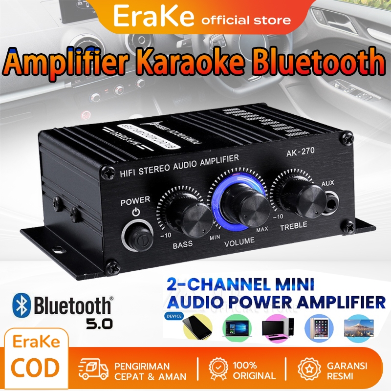Jual Amplifier Bluetooth Amplifier Subwoofer Amplifier Karaoke 2