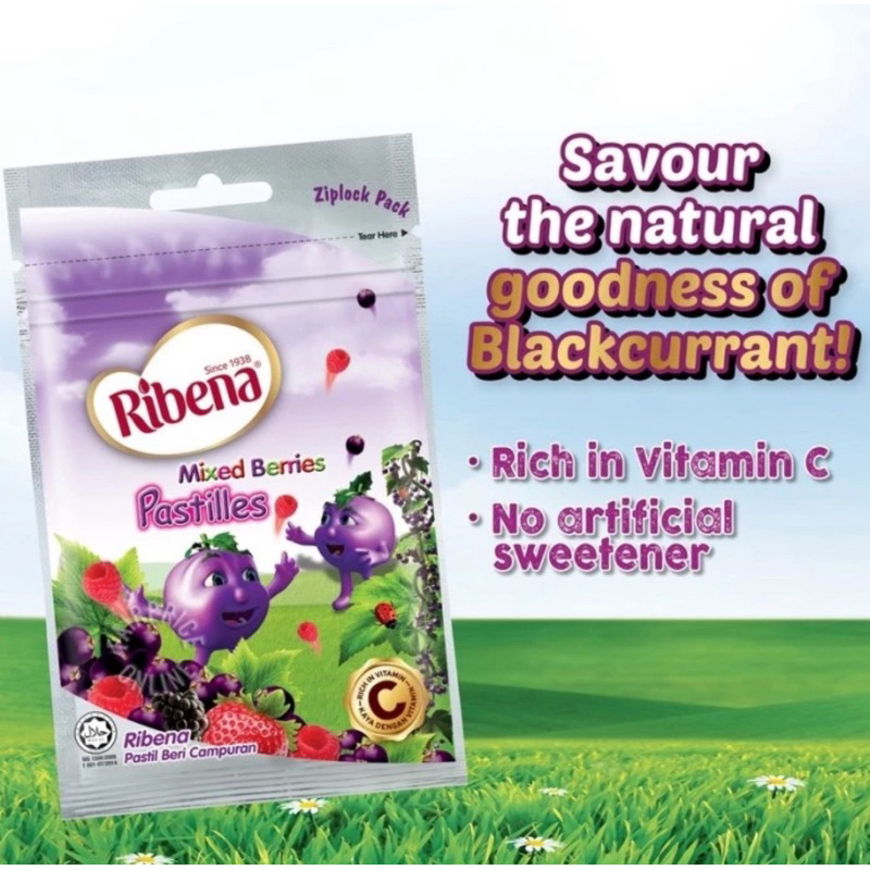 Jual RIBENA MIXED BERRIES PASTILLES BERI CAMPURAN RICH VIT VITAMIN C ...