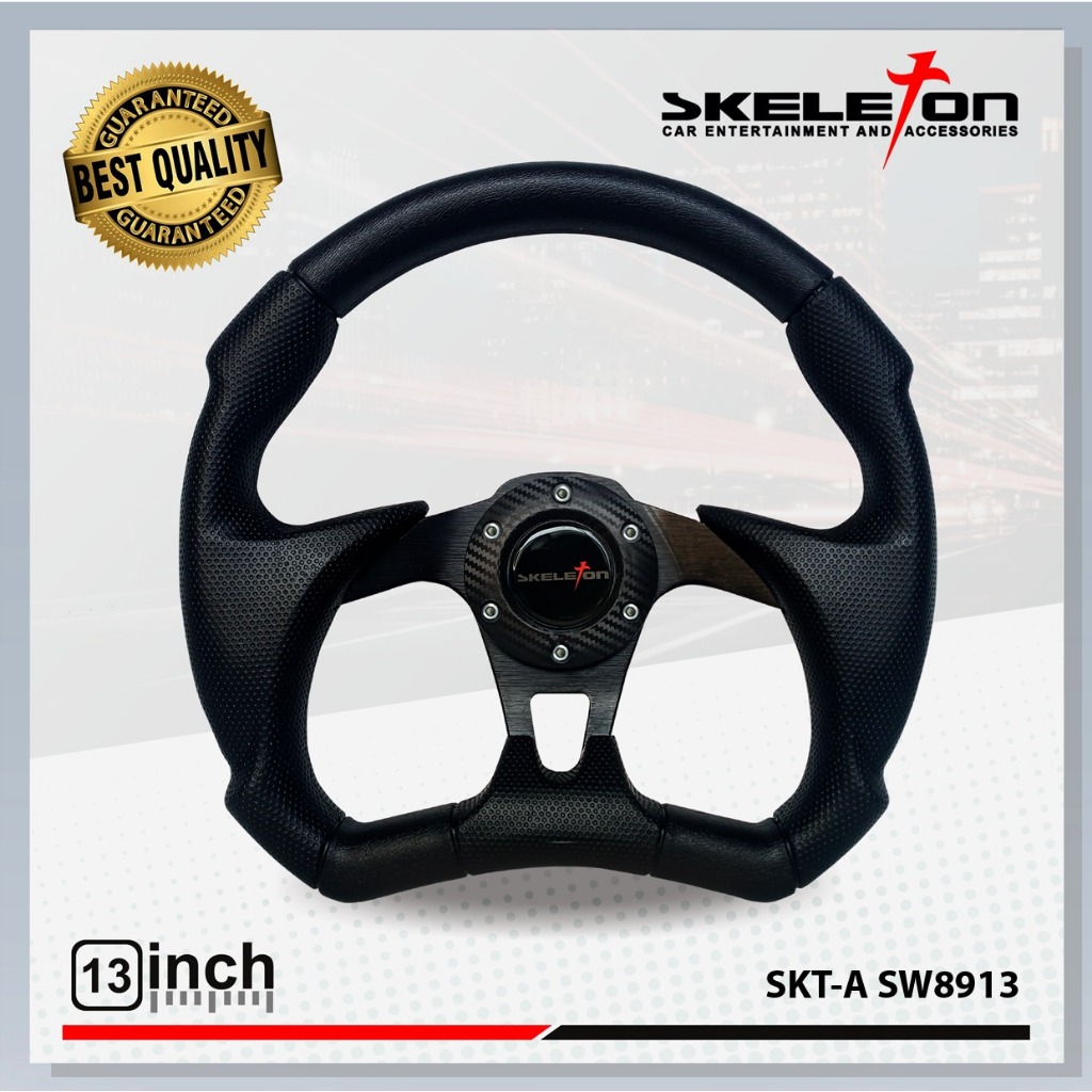 Jual Stir Mobil Racing Steering Wheel Skeleton Universal | Shopee Indonesia