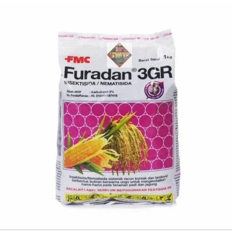 Jual Furadan 3 GR insektisida nematisida pengendali hama tanaman repack ...