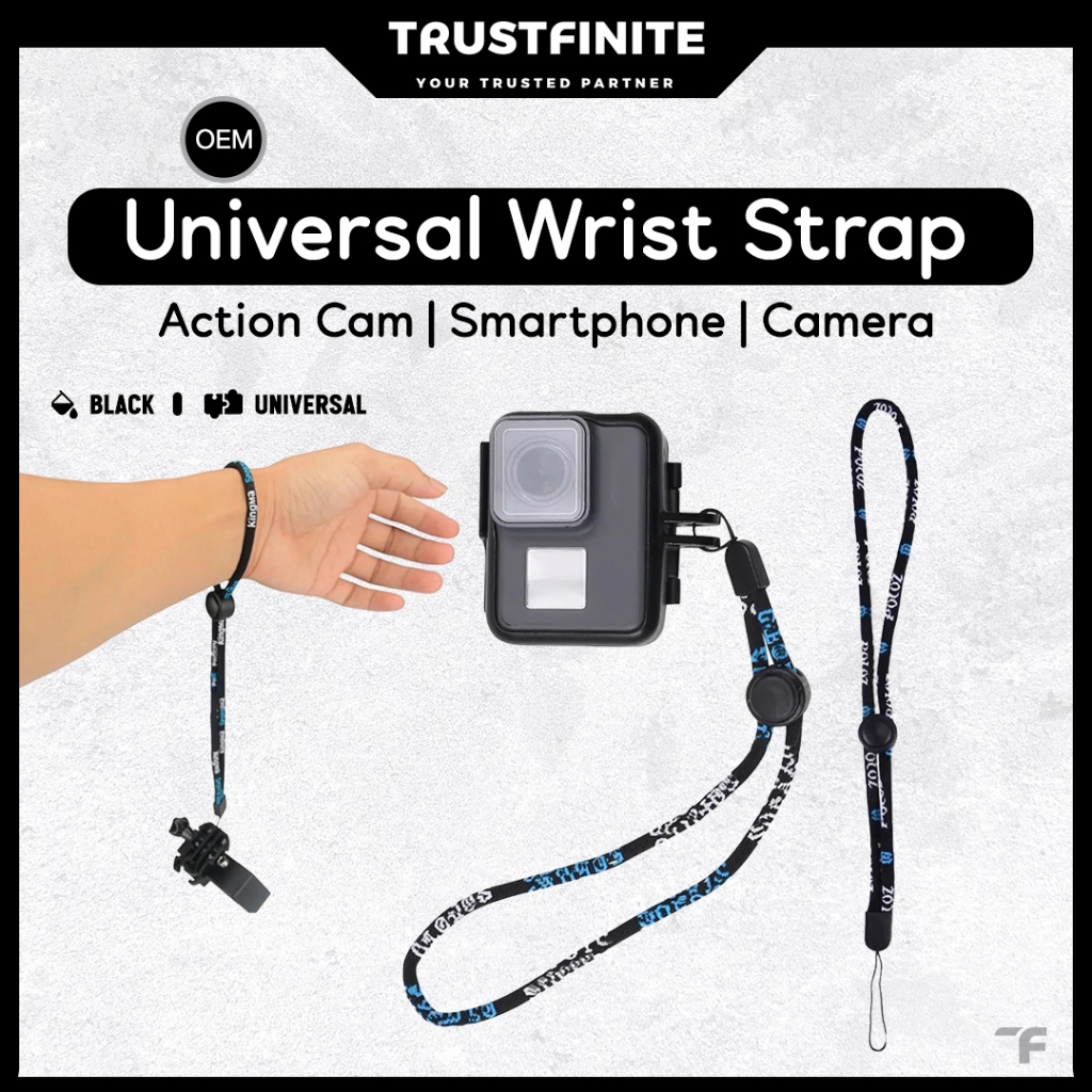 Jual Tali Pengaman GoPro DJI Akaso BPro Safety Wrist Strap Lanyard Rope ...