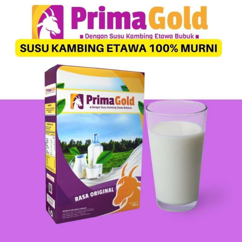 Jual primagold paket 4 box susu kambing etawa murni primagold 200gr ORI ...