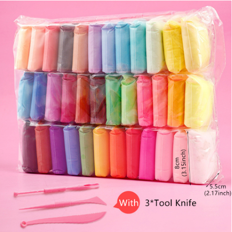 Jual Air Dry Clay isi 12 Warna Modelling Clay - Light Clay | Shopee ...