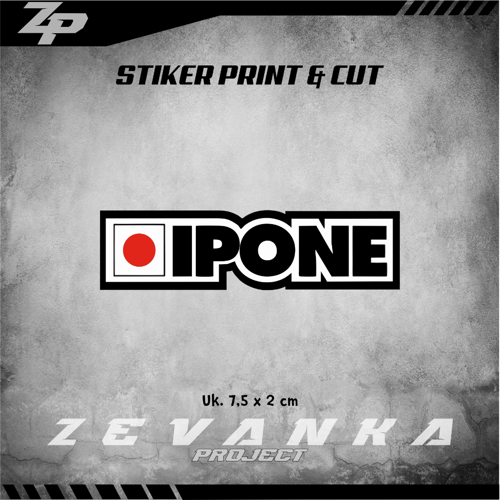 Jual STIKER IPONE / RACING / STIKER MOTOR / AESTHETIC / VYNIL / ANTI ...