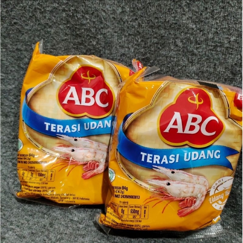 Jual Terasi Abc Udang Harga Perpack Isi 20pcs Shopee Indonesia