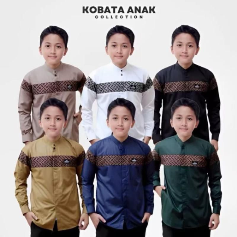Jual Baju koko anak laki laki remaja usia 7-15thn || koko gus azmi