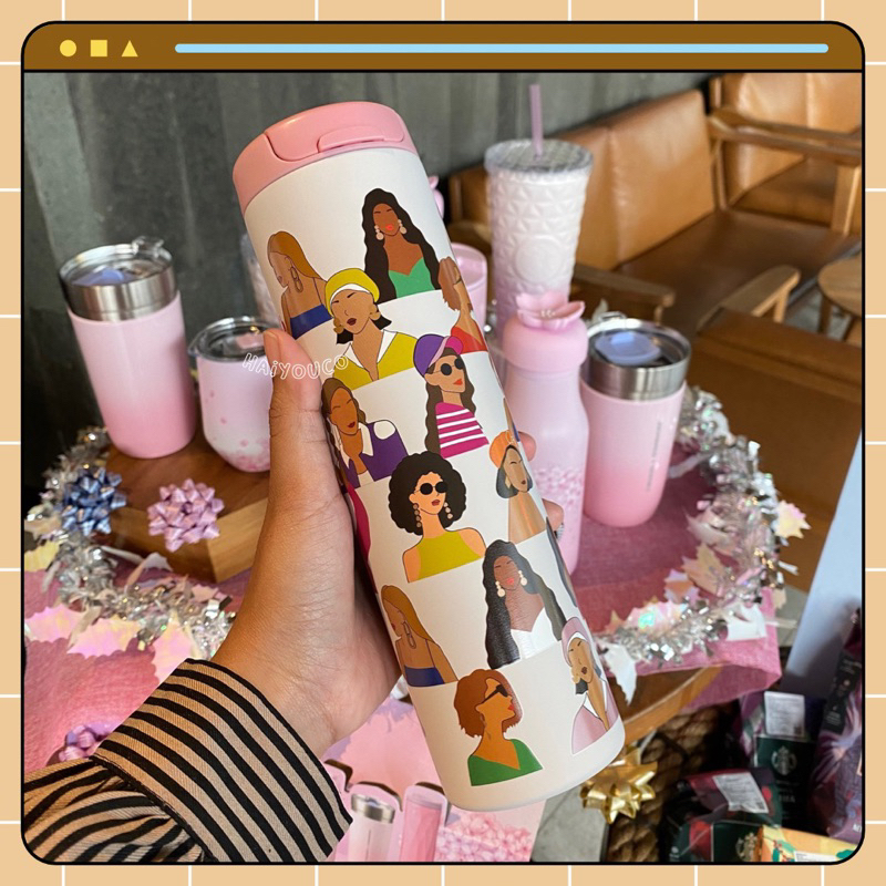 Tumbler Starbucks édition Saint-Valentin 2024 - Chocolat - 473 Ml (rose) - Neuf Sous Blister