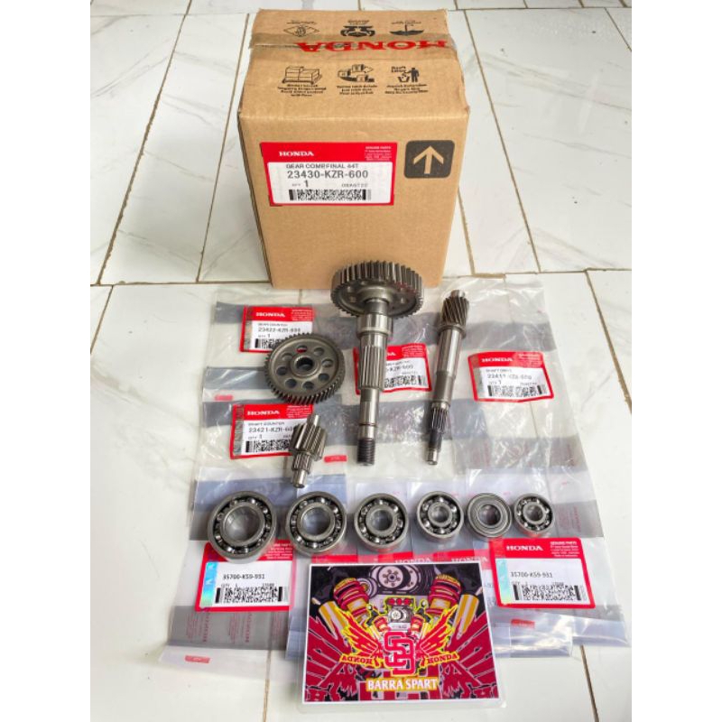 Jual GIGI RASIO KOMPLIT+BEARING SET HONDA VARIO 125 FI OLD VARIO 125 ...