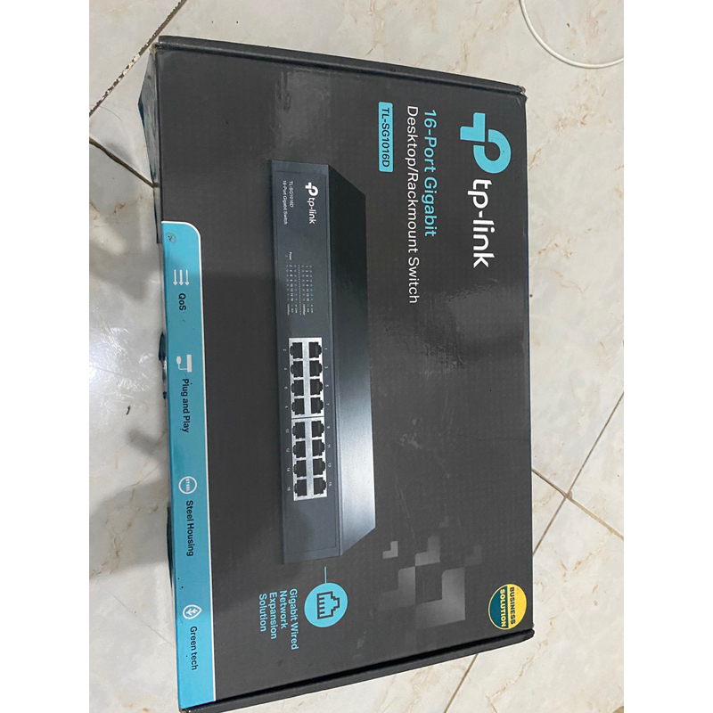 Jual TpLink switch hub 16 port Gigabit ( bekas ) Shopee Indonesia