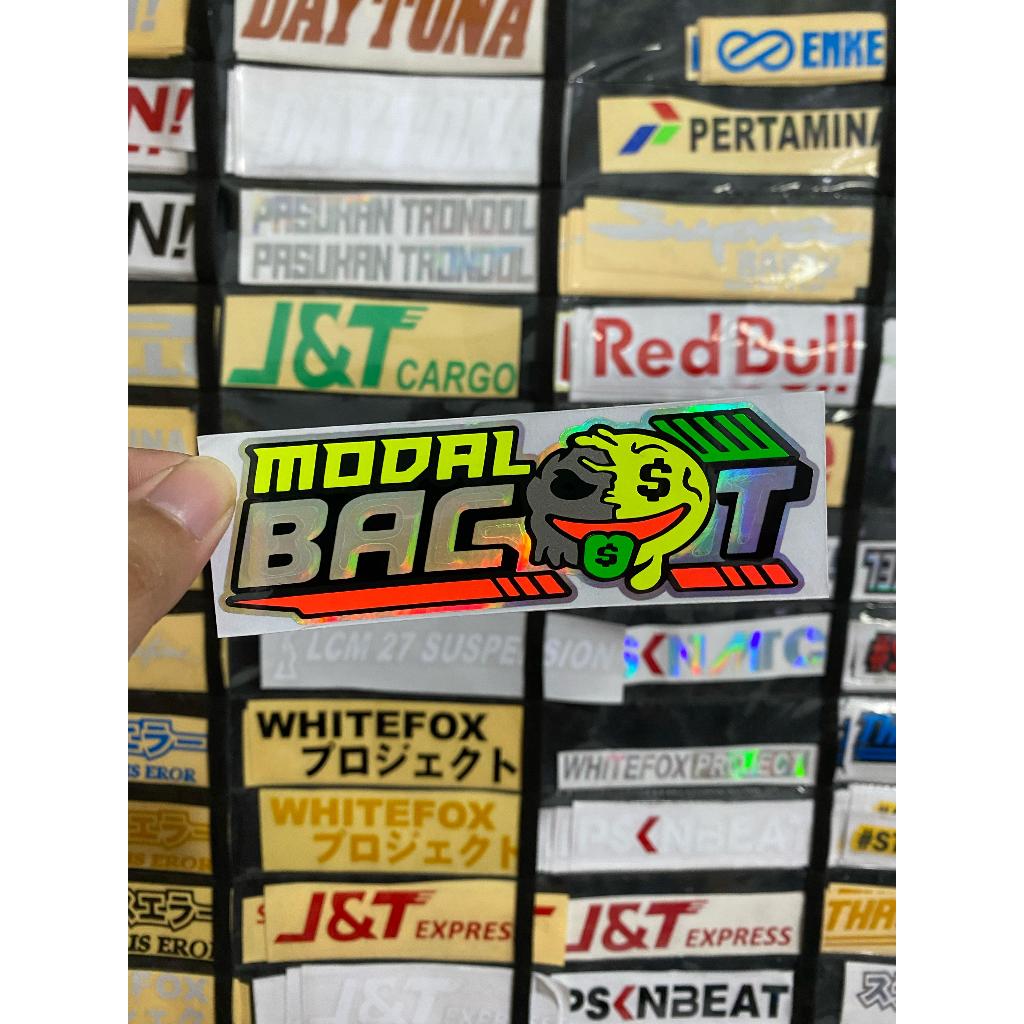 Jual Stiker Modal Bacoot Sticker Variasi Motor Printing | Shopee Indonesia