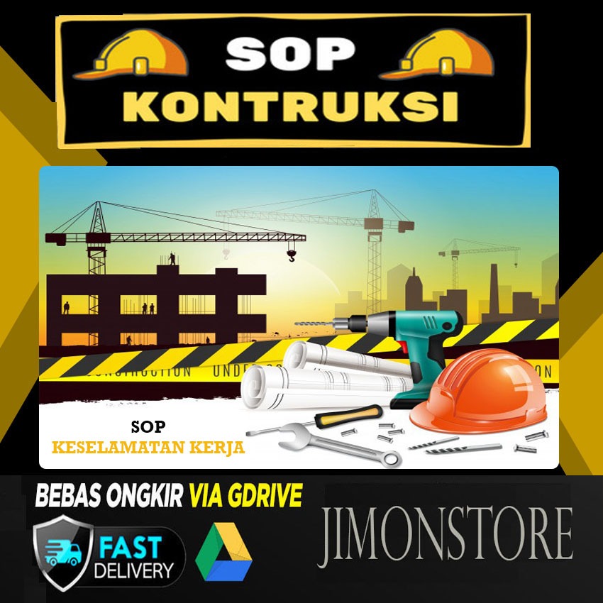 Jual SOP Proyek Kontruksi Arsitektur Keselamatan Kerja Konstruksi ...