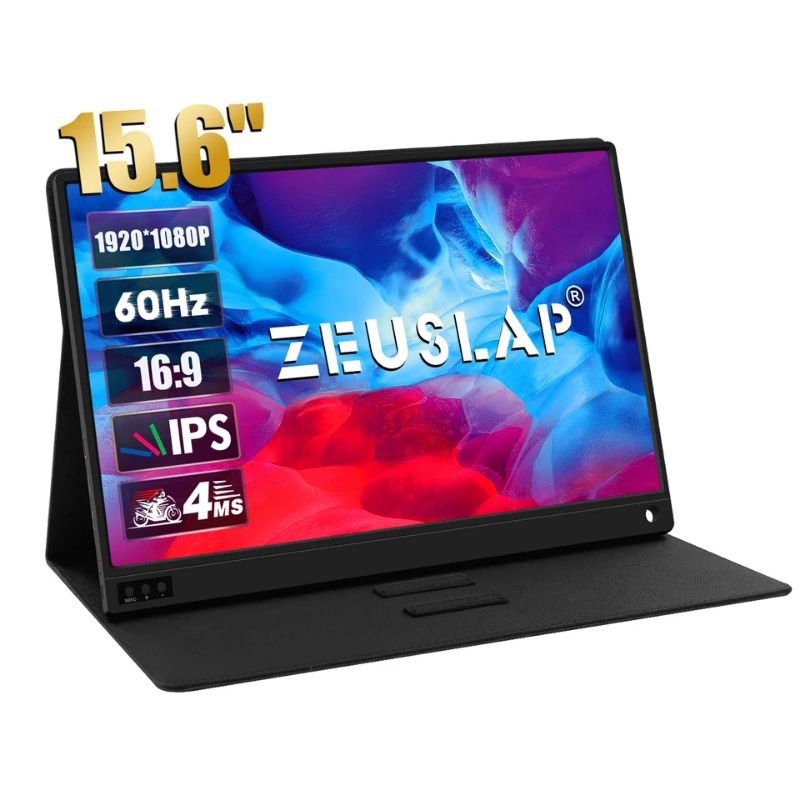 Jual ZEUSLAP P15A portable monitor 120hz 60hz 15.6 FHD IPS usb type c ...