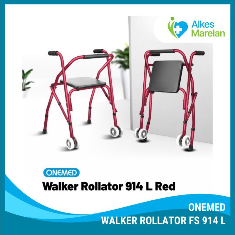 Jual ONEMED - Walker Rollator FS914L / Walker Rollator Roda FS 914L ...