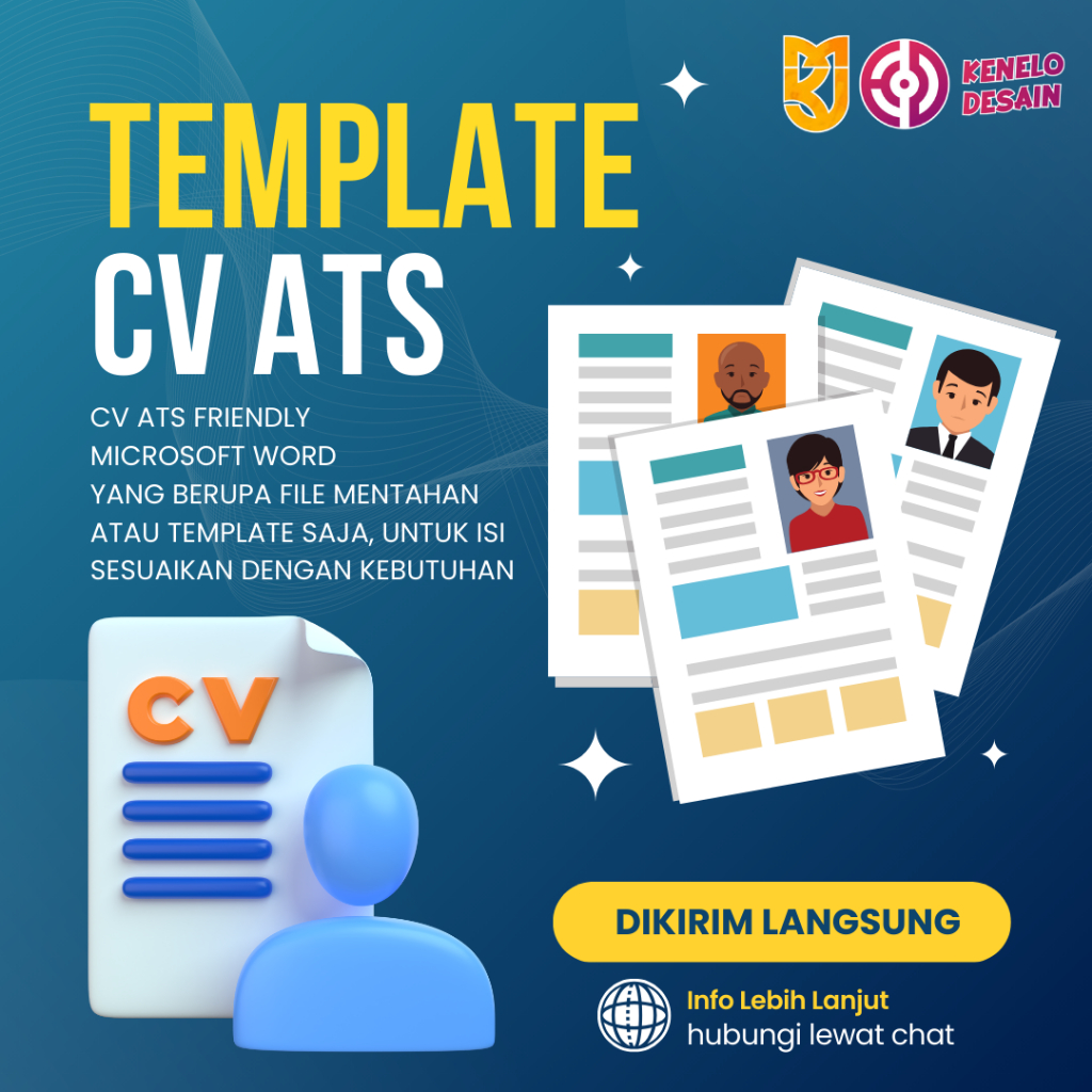 Jual CV ATS FRIENDLY (FILE SAJA DAPAT TEMPLATE) (MS.WORD) | Shopee