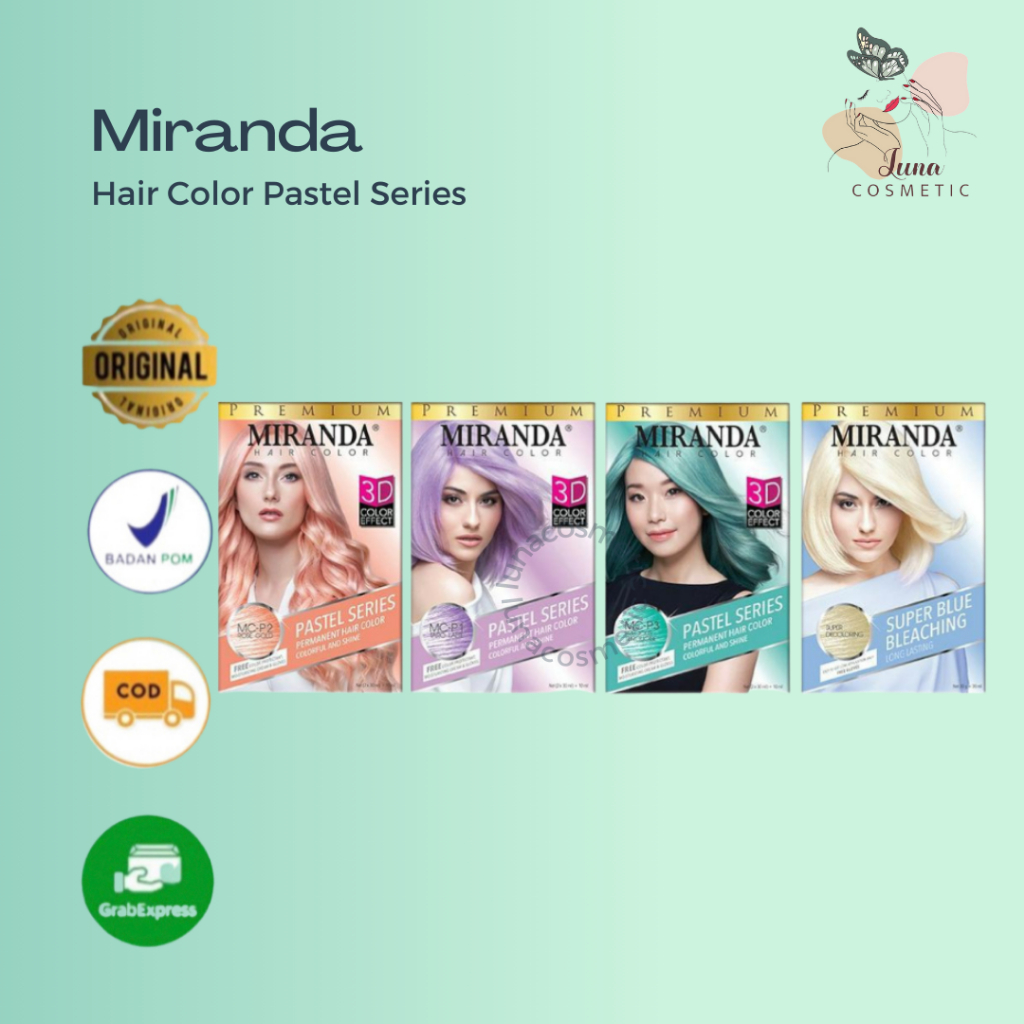 Jual Miranda Hair Color Pastel Series | Shopee Indonesia