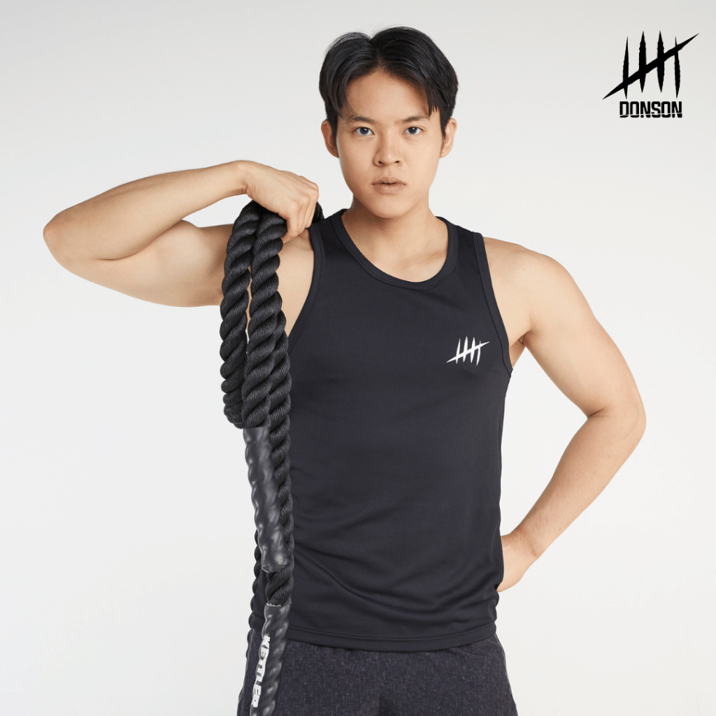 Jual DONSON Sportswear Logo Singlet Tanktop Dalaman Olahraga Extra Fine ...