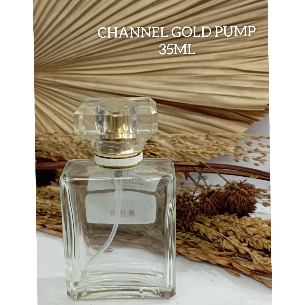 Jual BOTOL CHANNEL GOLD PUMP 33ML, HARGA SATUAN | Shopee Indonesia