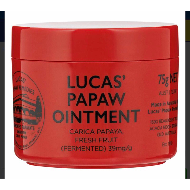 Jual Lucas Papaw Ointment 75g | Shopee Indonesia