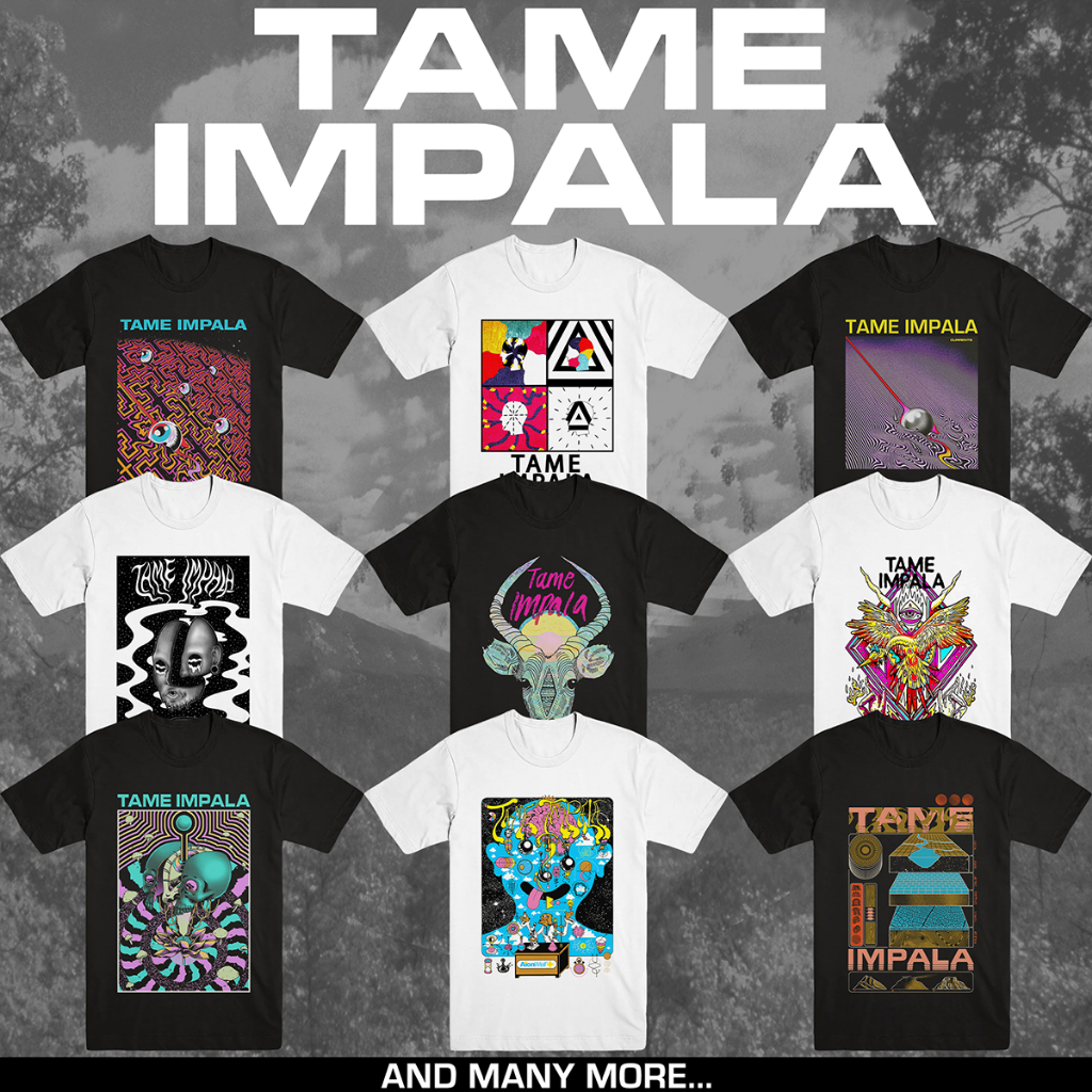 Jual TAME IMPALA TSHIRT BAND PSYCHEDELIC ROCK MERCHANDISE Shopee Indonesia