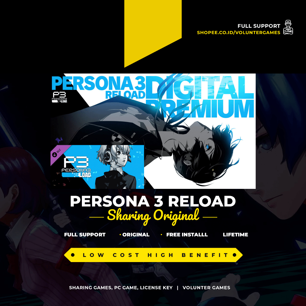 Jual PERSONA 3 RELOAD PREMIUM EDITION + DLC Expansion Pass PC ORIGINAL ...