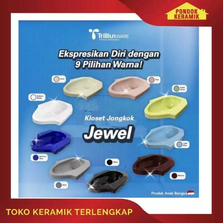Trilliun Kloset Jongkok Jewel / Kloset Jongkok Trilliun Jewel