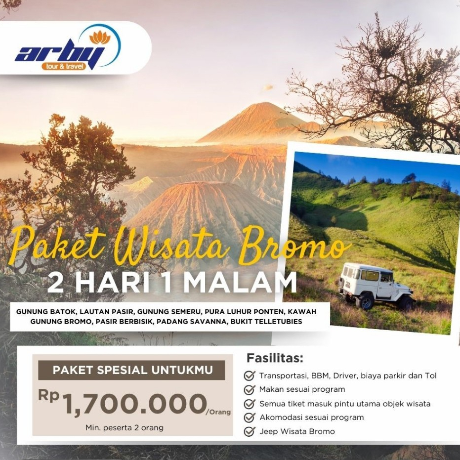 PAKET WISATA BROMO  HARI  MALAM
